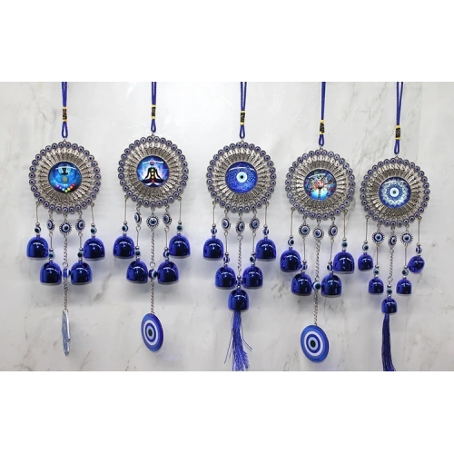 Metal Nazar Boncuğu Çan Alk3491