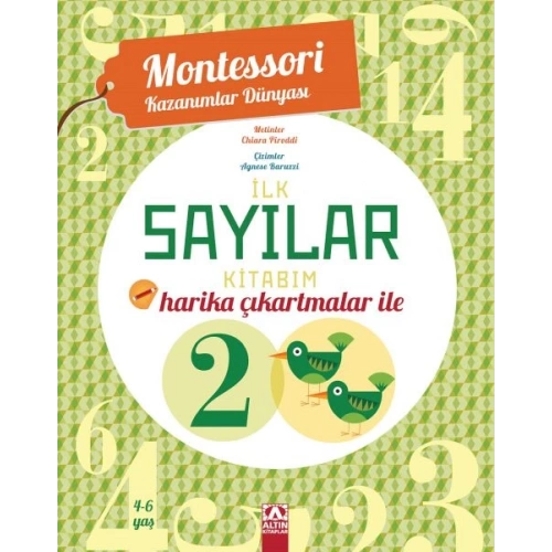 Montessori Kazanımlar Dünyası - İlk Sayılar Kitabım (4-6 yaş)