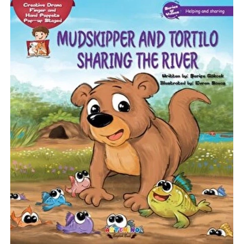 Mudskipper And Tortilo Sharing The River Creative Drama Finger and Hand Puppets Pop-up Staged
