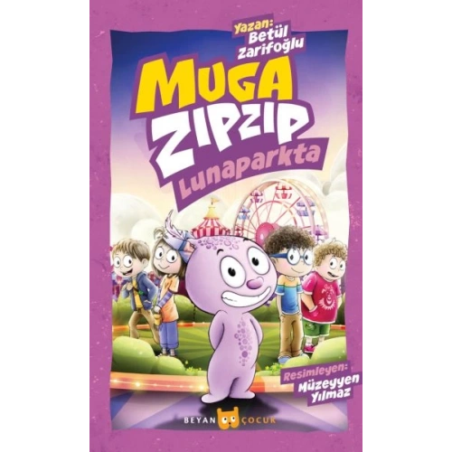 Muga Zıpzıp Lunaparkta (Renkli - Resimli)