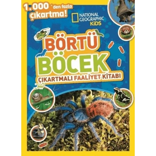 National Geographic Kids Börtü Böcek Çıkartmalı Faaliyet Kitabı
