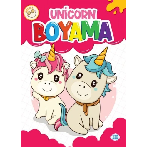 Neşeli Unicorn Boyama