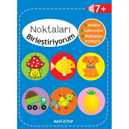 Noktaları Birleştiriyorum -  Mavi Kitap +7 Yaş