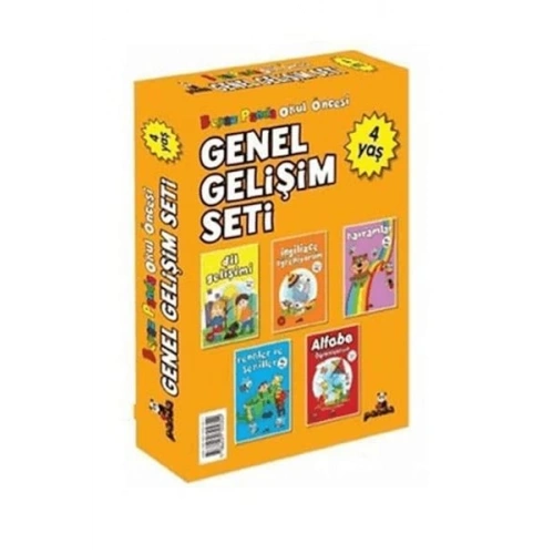 Okul Öncesi 4 Yaş Genel Gelişim Seti (5 Kitap)