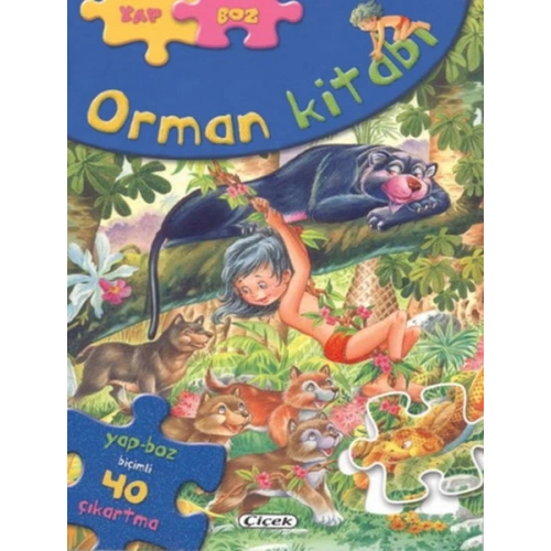 Orman Kitabı Yap-Boz Çıkartmalı Masallar 3