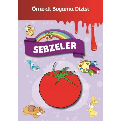 Örnekli Boyama - Sebzeler