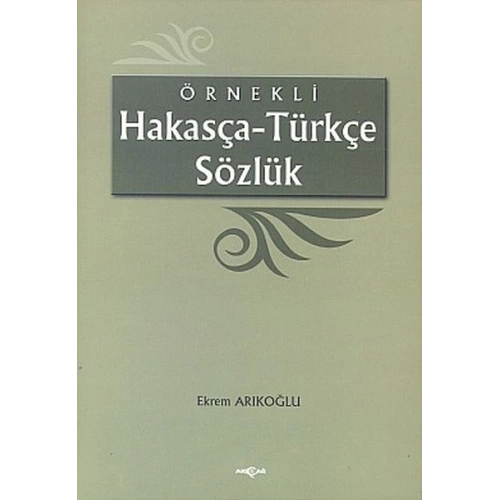 Örnekli Hakasça - Türkçe Sözlük
