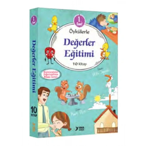 Öykülerle Değerler Eğitimi 1. Sınıflar İçin 10 Kitap Set