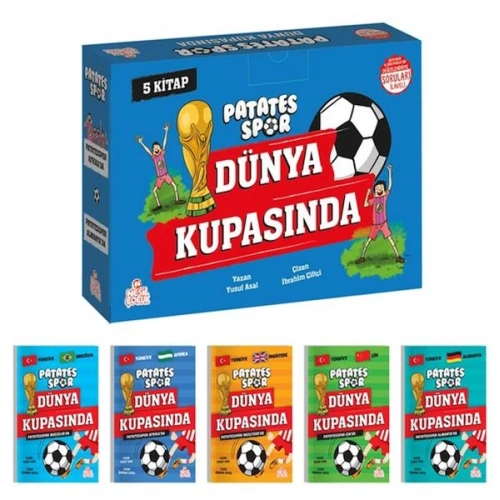Patatesspor Dünya Kupasında(5 Kitap + Soru Kitapçığı)