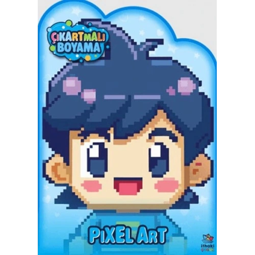 Pixel Art Zamanı - Çıkartmalı Boyama Kitabı