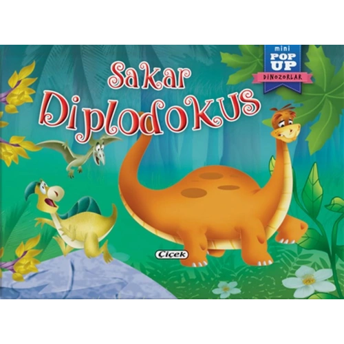 Pop-Up Mini Dinozorlar - Sakar Diplodokus