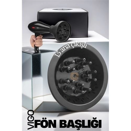 Profesyonel Fön Için Difüzör Vigo Başlık 719410