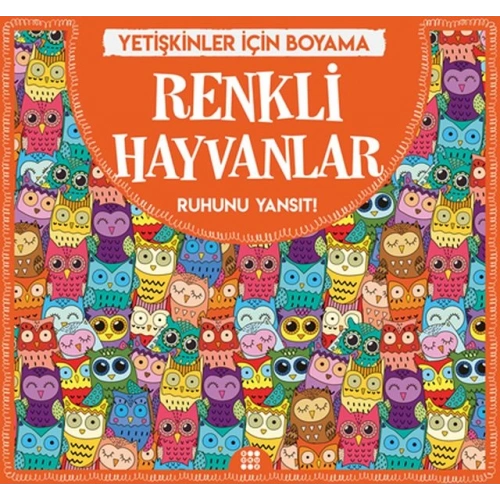 Renkli Hayvanlar - Yetişkinler İçin Boyama