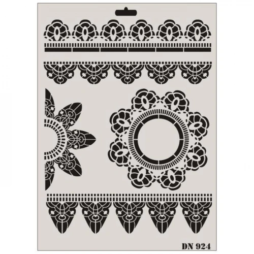 Rich Dantel Seri DN-924 Stencil 35x25 cm
