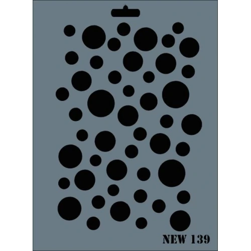 Rich New Seri N-139 Stencil 35x25 cm