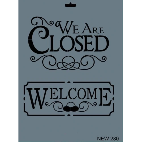 Rich New Seri N-280 Stencil 35x25 cm