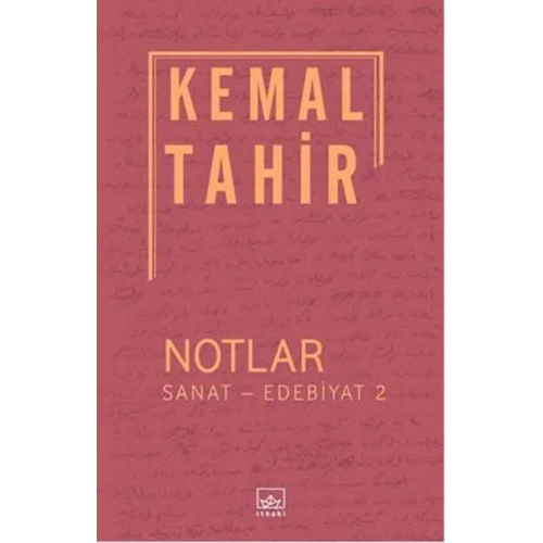 Sanat - Edebiyat 2 / Notlar