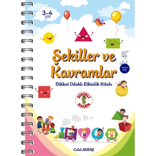 Şekiller ve Kavramlar - Dikkat Odaklı Etkinlik Kitabı