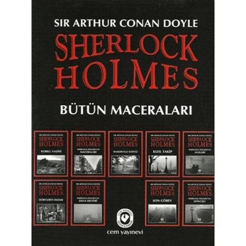 Sherlock Holmes Bütün Maceraları (9 Kitap Takım)
