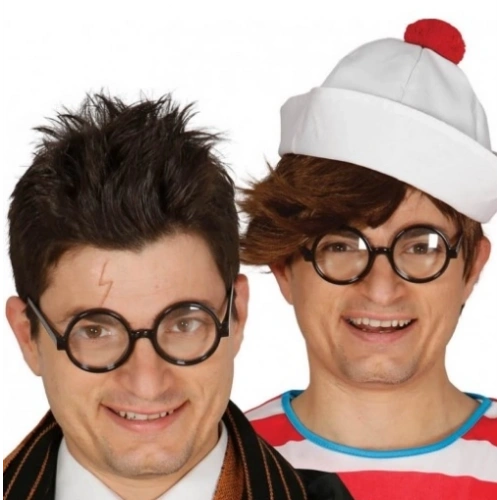 Siyah Çerçeveli Numarasız Camlı Öğrenci Şaka Gözlüğü 1 Adet