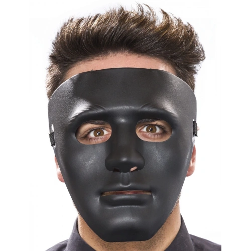 Siyah Renk Hip Hop Anonim Jabbawockeez Dans Maskesi 18x19 Cm