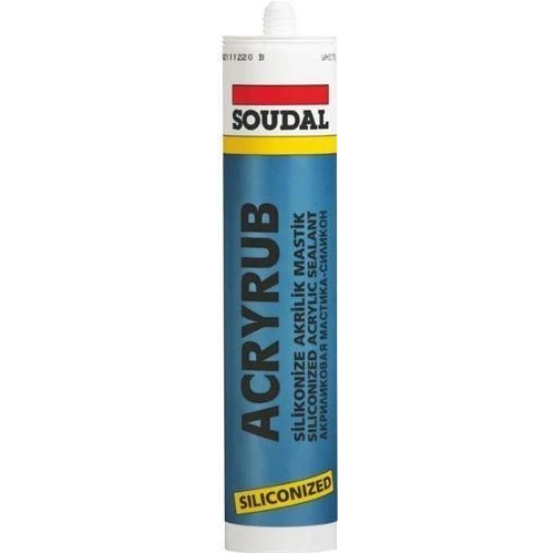 Soudal Acryrub Silikonize Mastik 310 ml Antrasit