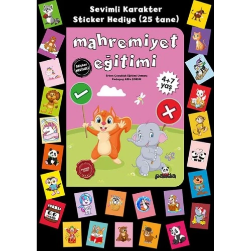 Stickerlı 4+7 Yaş Mahremiyet Eğitimi