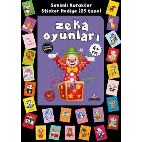 Stickerlı 4+ Yaş Zekâ Oyunları