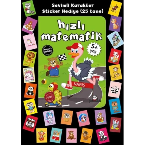 Stickerlı 5+ Yaş Hızlı Matematik