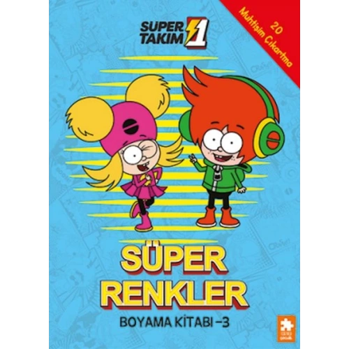 Süper 1 Takım Süper Renkler Boyama Kitabı - 3