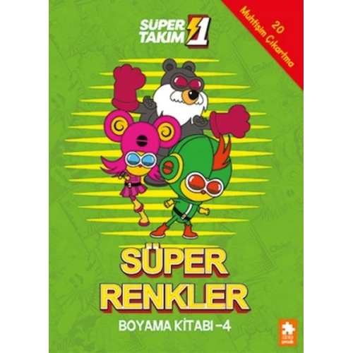 Süper 1 Takım Süper Renkler Boyama Kitabı - 4