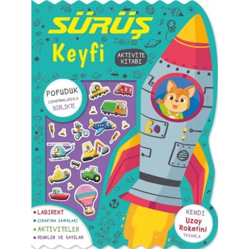 Sürüş Keyfi - Çıkartmalı Aktivite Kitabı