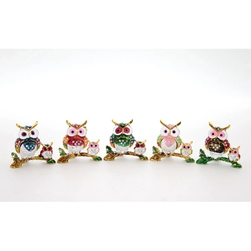 Swaroski 2li Baykuş Alk2029