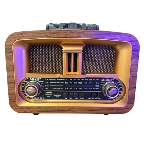 Taşınabilir Klasik AM/FM/SW Retro Ev Radyo USB ile Şarj Olabilen Retro Radyo