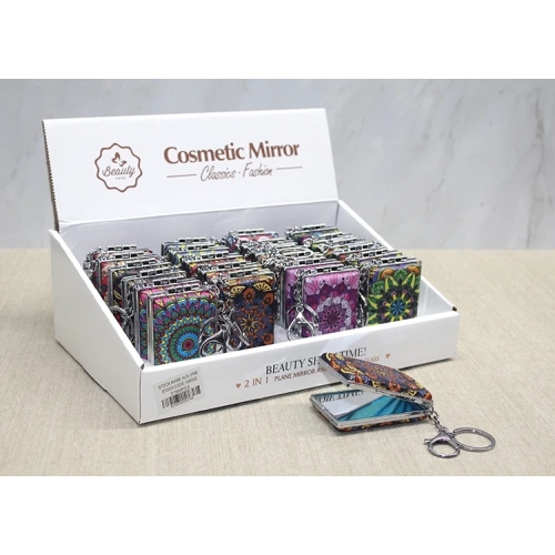 Taşlı El Aynası Anahtarlık Alk3768