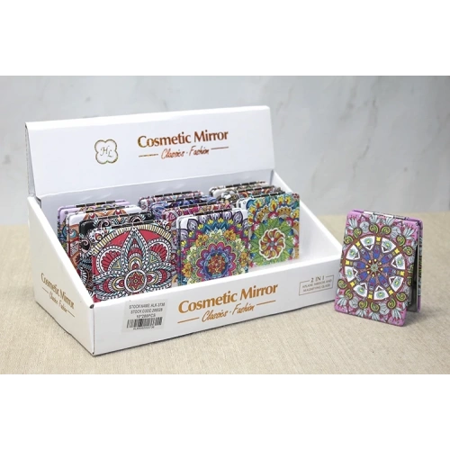 Taşlı El Aynası Dikdörtgen İnce Alk3736