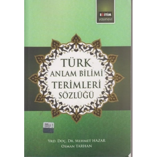 Türk Anlam Bilimi Terimleri Sözlüğü