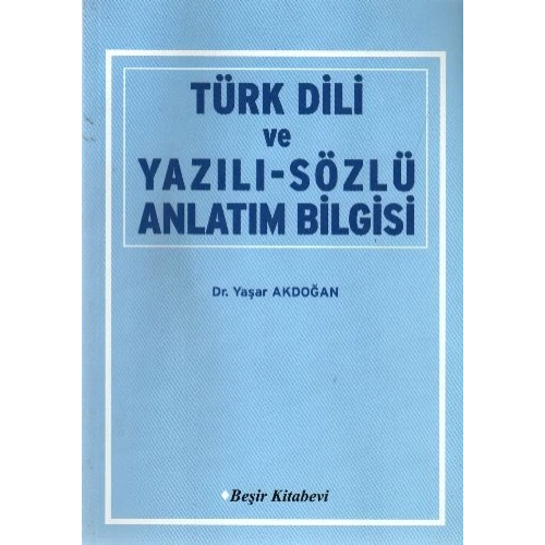 Türk Dili ve Yazılı-Sözlü Anlatım Bilgisi