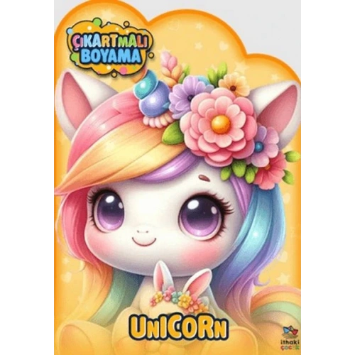 Unicorn Zamanı - Çıkartmalı Boyama Kitabı