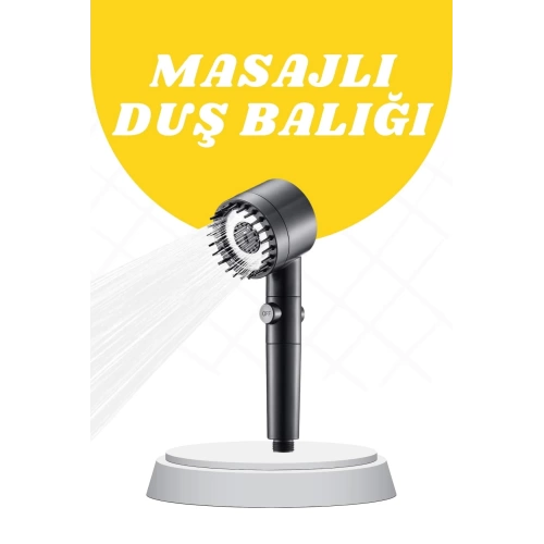 Yeni Nesil Masaj Etkili Duş Başlığı Su Basınçlı Tazyikli Özel