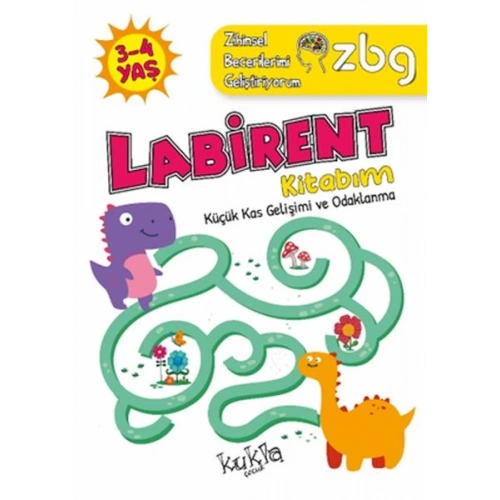 ZBG 3-4 Yaş Labirent Kitabım
