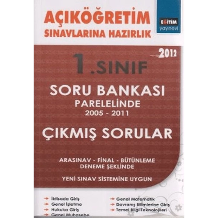 1. Sınıf Açıköğretim Sınavlarına Hazırlık