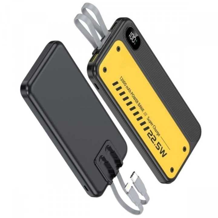 10000 mAh Hızlı Şarj Özellikli Aynı Anda 4 Cihazı Şarj Edebilen Powerbank