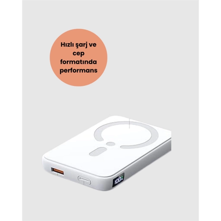 10.000 MAH MagSafe Manyetik Powerbank