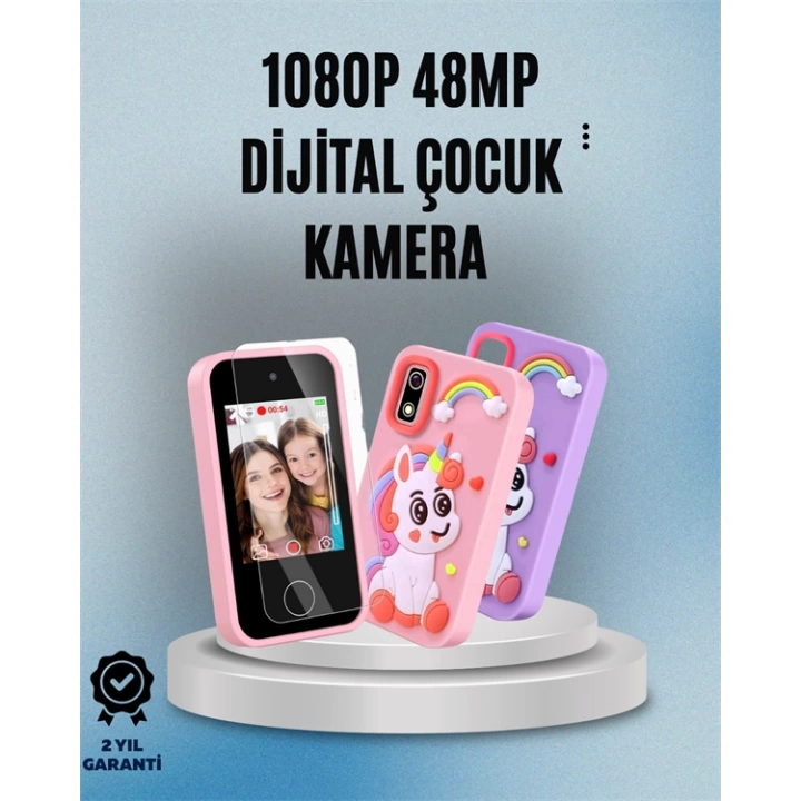 1080p HD Video Kaydı ve 2,8” Dokunmatik Ekran – Çocuklar İçin Gerçekçi Görüntü Deneyimi