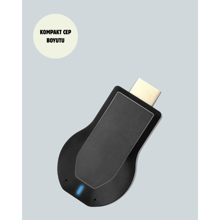 1080p Ultra HD Kablosuz Ekran Yansıtma Dongle – Miracast / AirPlay / DLNA