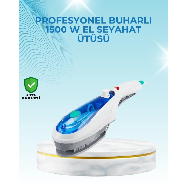 1500W Güçlü Buharlı Ütü | Yanık Riski Olmadan Hızlı Ütüleme