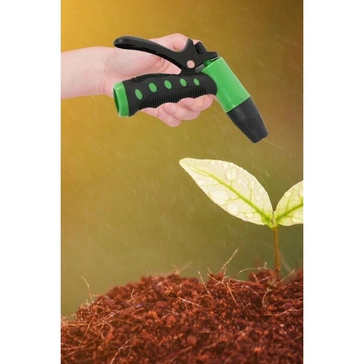 2 Fonksiyonlu 3lü Bahçe Tarla Otomatik Sulama Tabancası Seti Hortum Bağlantısı Aparatı