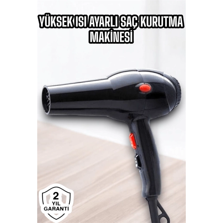 2200 Watt Profesyonel Saç Kurutma Makinesi Güçlü ve Dayanıklı Tasarım