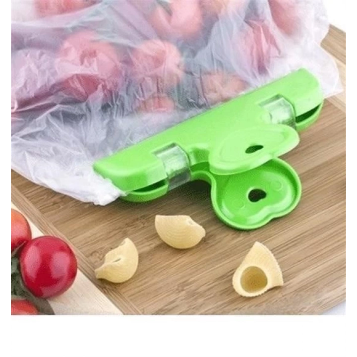 2li Pratik Torba Paket Ve Poşet Kapatıcı Kilitli Klips Mandal